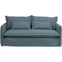 Livetastic Sofa, Blau, Metall, 2-Sitzer, Füllung: Polyester,Schaumstoff, Polyester, 195x82x98 cm, Made in EU, Rücken echt, Wohnzimmer, Sofas & Couches, Sofas