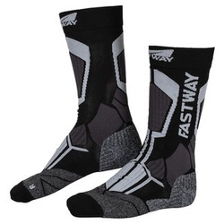 FASTWAY Uni 201 Mittellang Socken schwarz, L