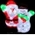 INDA-EXCLUSIV Acryl Weihnachtsmann + Schneemann 90 LEDs kaltweiß spritzwassergeschützt IP44