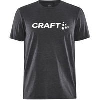 Craft Craft, Community Logo T-Shirt Herren, Shirt, SS Tee M, Schwarz, XXL