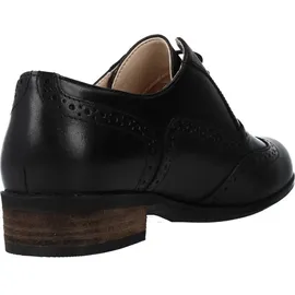 CLARKS Hamble Oak Derby, Schwarzes Leder, 37.5