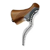 TRP Bremshebel und Schalthebel Gummi-Silber Alu ultraleicht