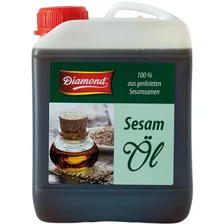 DIAMOND Sesamöl, aus 100% gerösteten Sesamsamen, Ein kulinarischer Genuss mit nussigem Aroma - 1 x 2,5 l, Liquid
