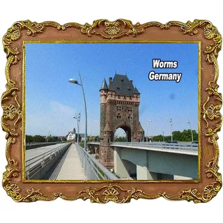 Worms Germany Travel Souvenirs Kühlschrankmagnet Stadt Sehenswürdigkeiten Kühlschrankmagnete