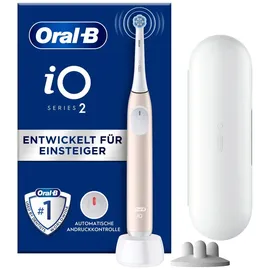 Oral-B iO Series 2 Calm Pink Special Edition + Reiseetui + Aufsteckbürstenhalter