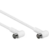 goobay SAT Antennenkabel 5 m Weiß