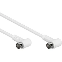 goobay SAT Antennenkabel 5 m Weiß