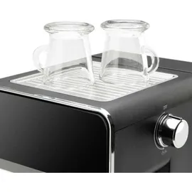 Orbegozo EX 5300, Edelstahlfront, 20 Bar de Druck, 950 W, 1 Liter Wassertank, Schwarz