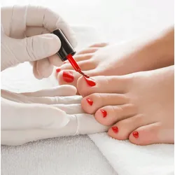 Pediküre mit Shellac + Shellac ablösen