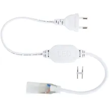 LEDKIA LIGHTING Gleichrichterkabel Neon Led W/m Einfarbig 220v Ac 60 Led/m Halbrund 180o Ip67 Nach Mass Schnitt Alle 100 Cm Weiß
