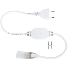 LEDKIA LIGHTING Gleichrichterkabel Neon Led W/m Einfarbig 220v Ac 60 Led/m Halbrund 180o Ip67 Nach Mass Schnitt Alle 100 Cm Weiß