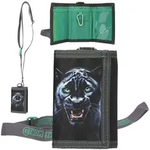 DEPESCHE Adventure World Portemonnaie Unisex schwarz grün