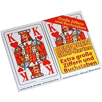 marion10020 Senioren Skat-Karten 32 Blatt Skat Karten Spielkarten Französisches Skatspiel, 20er-Set
