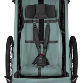 Qeridoo Qupa 1 Plus Kinderfahrradanhänger blau
