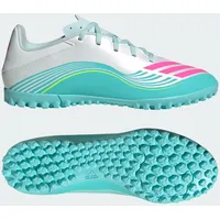 adidas F50 Messi Club TF Herren Cloud White/Lucid Pink/Flash Aqua 45 1/3