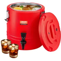 Vevor Thermo-Getränkespender rot 11,4 l