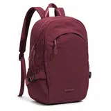 Aulenge Rucksack Herren Damen Mittelgroß Schulrucksack Wasserdichter Rucksack Teenager für Schule Uni Reisen Rot