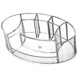 Beavorty Transparente Kosmetikbox Aufbewahrungsbox Acrylbehälter Makeuptischständer Für Lippenstifte Lidschatten Puder Kosmetikkoffer Kosmetikorganizer