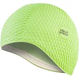 Aqua Speed Swimming Cap Women | Badehaube Damen | Badekappe Lange Haare extrem dehnbar | Latex Schwimmkappe | Womens Swim Cap | Schwimmmütze Frauen Mädchen | lindgrün 11 | Bombastic