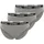 Chiemsee Slip grau XS 3er Pack