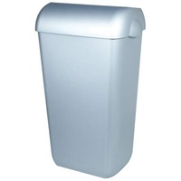 All Care PlastiQline Abfallbehälter Kunststoff Edelstahl-Look, 43L