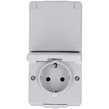 Jung Schuko-Steckdose 2-fach Grau