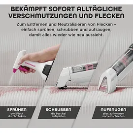 Shark StainForce HX100EUT Schwarz/Rosa/Weiß