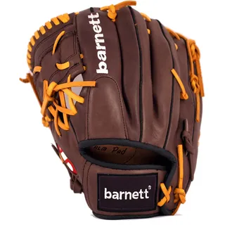 Barnett RH GL-110 Wettkampf-Baseballhandschuh aus Leder braun 11'',
