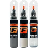 FIRANTO Lackstift Autolack Reparaturset für Honda Motorcycles NH-198P Pearl Seashell White - 3-in-1 Autolack Kratzer Reparaturstift 15ml Grundierung, Klarlack