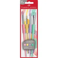 Faber-Castell Pinsel-Set Größe 4, 8, 10, 12, 4-teilig
