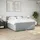 vidaXL Boxspringbett 180 x 200 cm Hellgrau