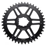Praxis Wave 1x Direct Mount Kettenblatt Schwarz 38 Zähne