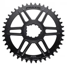 Praxis Wave 1x Direct Mount Kettenblatt Schwarz 38 Zähne