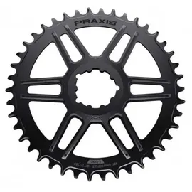 Praxis Wave 1x Direct Mount Kettenblatt Schwarz 38 Zähne