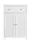 SoBuy FRG238-W Badkommode 60 x 87 x 35 cm Weiß