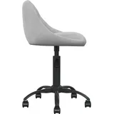 vidaXL Bürostuhl Samt Hellgrau