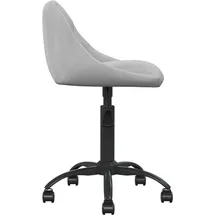 vidaXL Bürostuhl Samt Hellgrau