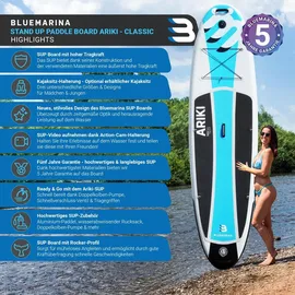 BLUEMARINA SUP Board Ariki 305 x 76 x 13,5 cm Bunt