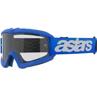 Alpinestars Vision Blaze Clear Jugend Motocross Brille, weiss-rot für
