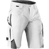 KÜBLER Workwear | Pulsschlag Arbeitsshorts | weiß/anthrazit | Größe 66