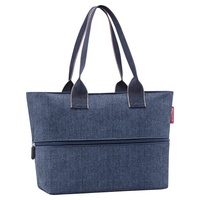 Reisenthel Shopper e1 herringbone dark blue