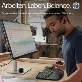HP 965 Ergonomic Kabellose Tastatur schwarz