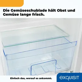 GGV Exquisit KS85-VU-090E Kühlschrank (75 l, 843 mm hoch, Weiß)