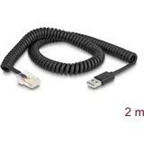 DeLock 90602 Scanner-USB-Kabel Schwarz
