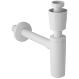 Geberit Siphon für Waschbecken Anschluss 3,1 cm (1 1/4 Zoll), Durchmesser 40 mm Bianco