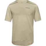 Gore Wear GOREWEAR Contest 2.0 Herren Laufshirt (Beige S Größe) Laufshirts