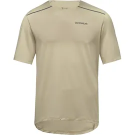 Gore Wear GOREWEAR Contest 2.0 Herren Laufshirt (Beige S Größe) Laufshirts