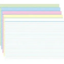 RNK Karteikarte A6 5farb. Liniert 115069 100ST