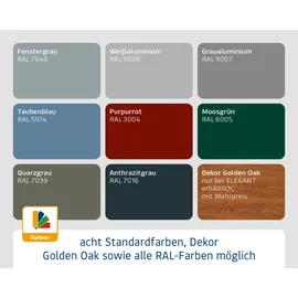 Hörmann Regenfallrohr-Set für Gerätehäuser Moosgrün