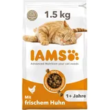 Iams for Vitality Chicken Katzenfutter für Erwachsene mit Huhn 1,5 kg